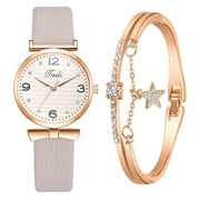 VerPetridure Jadi Casual High-quality Compact Exquisite Ladies Bracelet Watch Set